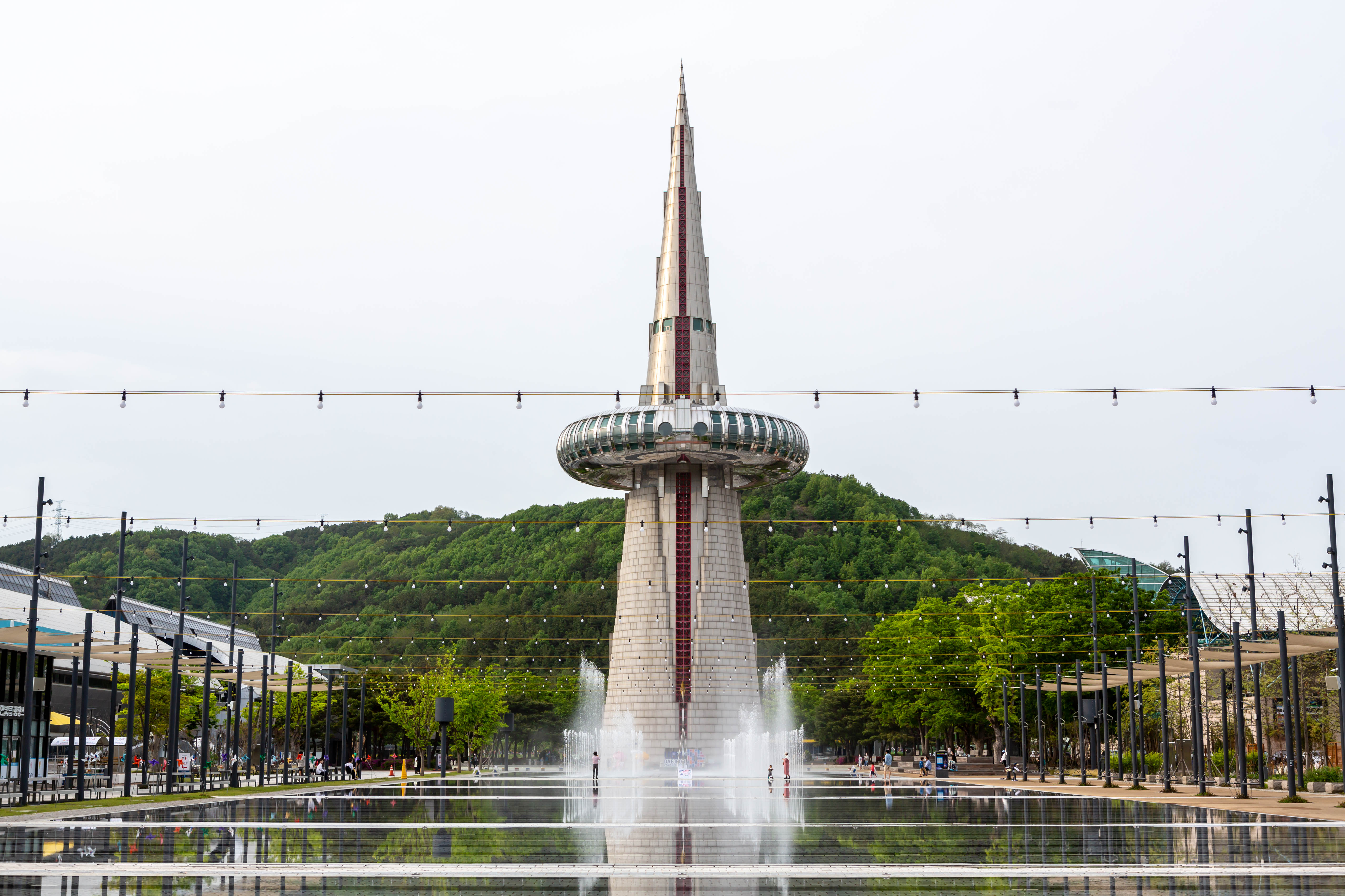 한빛탑 물빛광장